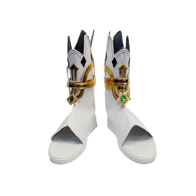 Anime Spiel Cosplay Stiefel Genshin Impact Sumeru Nahida Lesser Lord Kusanali Schuhe Halloween Zubehör Nach Maß 6;d'3,