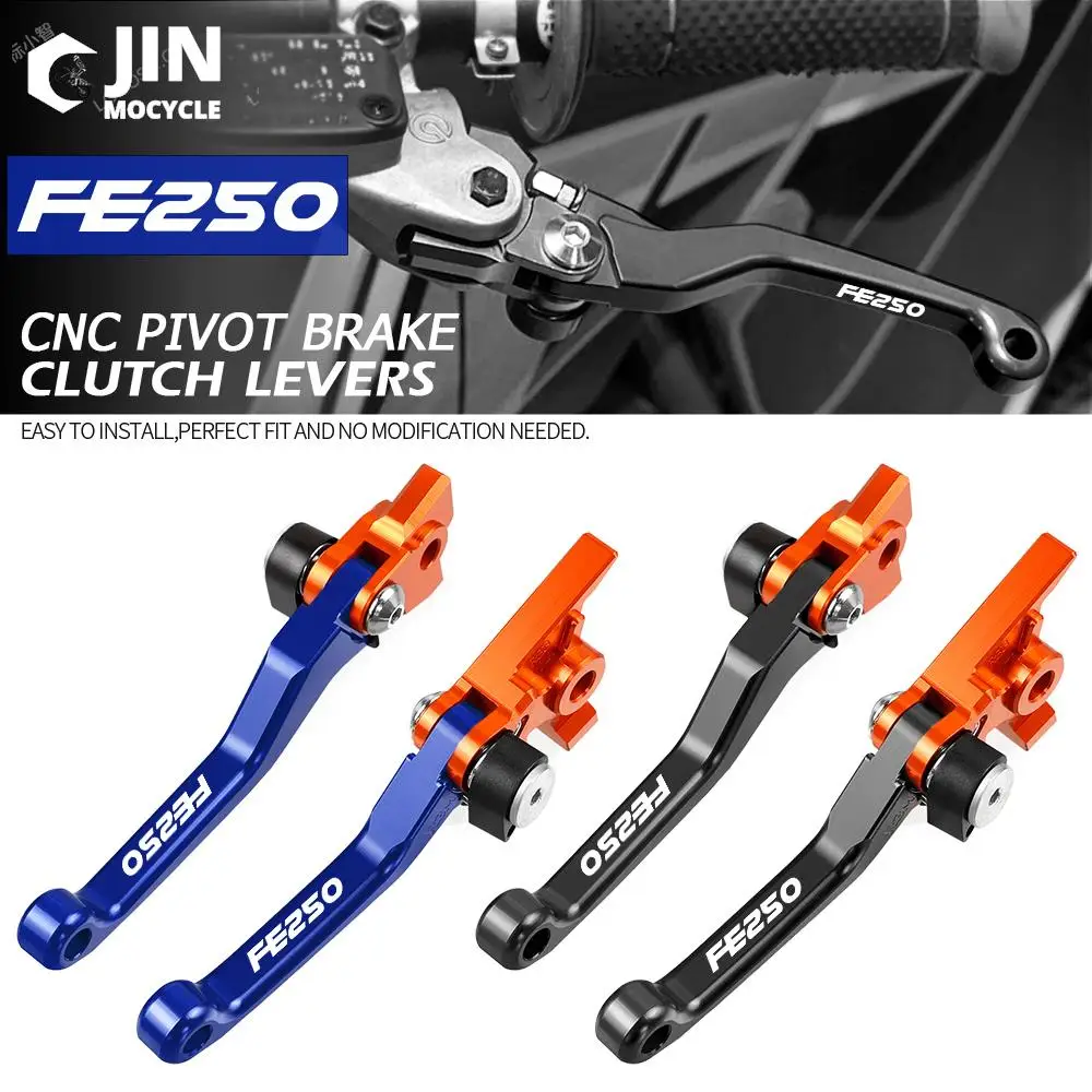 

For HUSQVARNA FE250 FE 250 2014 2015 2016 Motocross Foldable Pivot Dirt Bike CNC Handlebar Brake Clutch Levers Handle Lever Part