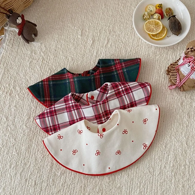 

Мягкие хлопковые детские нагрудники с разноцветной сеткой, нагрудник для младенцев, ткань для отрыжки новорожденных, бандана, шарф для детей, полотенце для кормления слюной для мальчиков и девочек