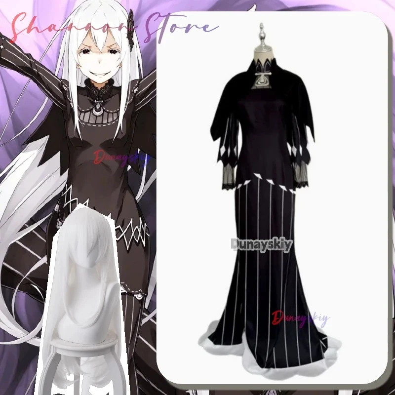 

❤️❤️❤️Starting Life in Another World Echidna Cosplay Costume Cosplay Anime Echidna Costume Women Dress Cloak Halloween❤️⭐️❤️