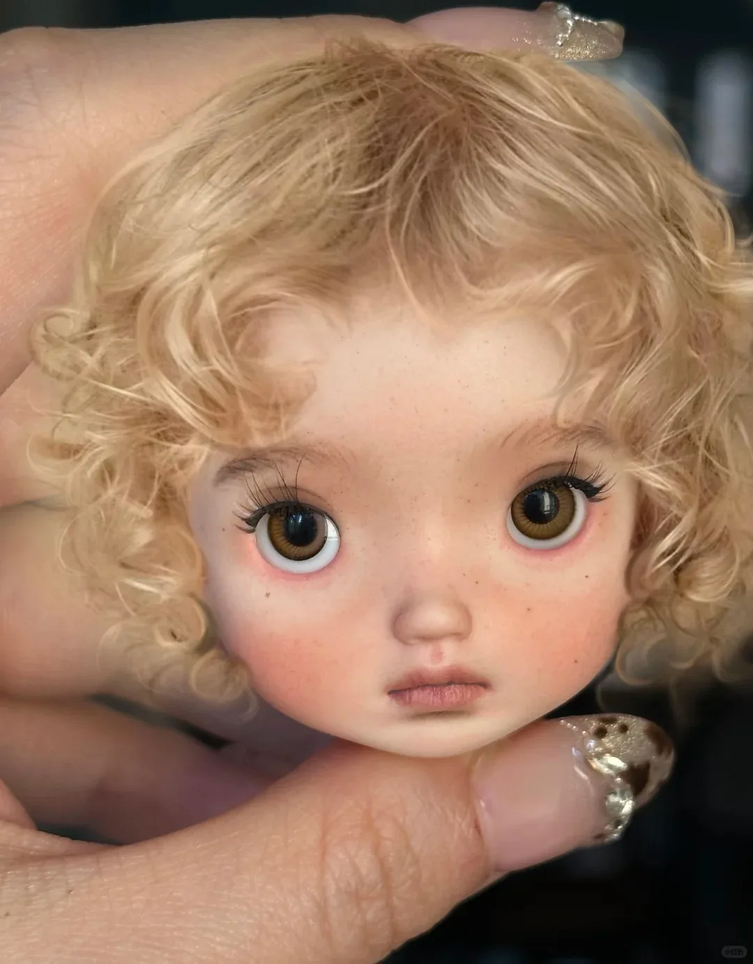 

Кукла SD BJD 1/6, голова K2, красивая девушка с макияжем, высококачественная полимерная игрушка, подарок (только голова)