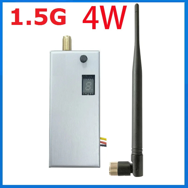 

1.5G 4W transmitter VTX high power long flight 8 channel FPV accessories picture transmission aircraft stability