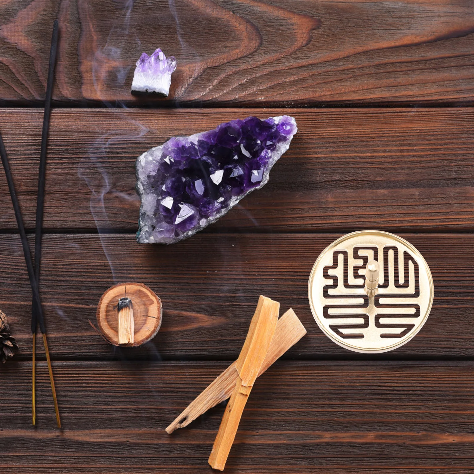 

Press Mold Copper Diy Incense Making Tool Chinese Character Ash Press For Meditation Yoga Room Incense Seal Shaping