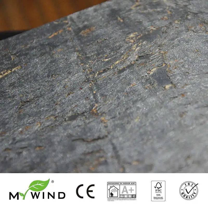 MYWIND 0.91*5.5M/Roll Silver Cloudburst Furniture Designs 3d Home Decoration Sticker Cork Wallpaper