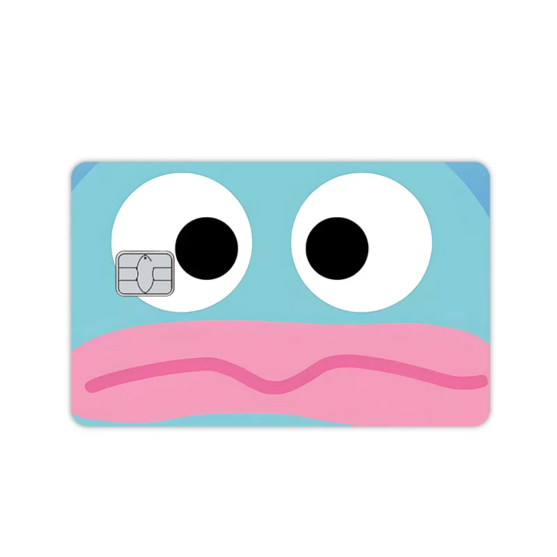 Anime Hangyodon Diy Credit Debit Card Skin Stickers Kawaii Cartoon Ultra Thin No Fade Sticker Cover Decor Film Fast Shipping