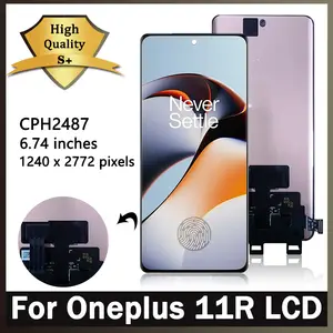Bilashmart 6.74 AMOLED Oneplus 11R CPH2487 LCD Display Touch Screen Digitizer Assembly 1+11R Display Replacement