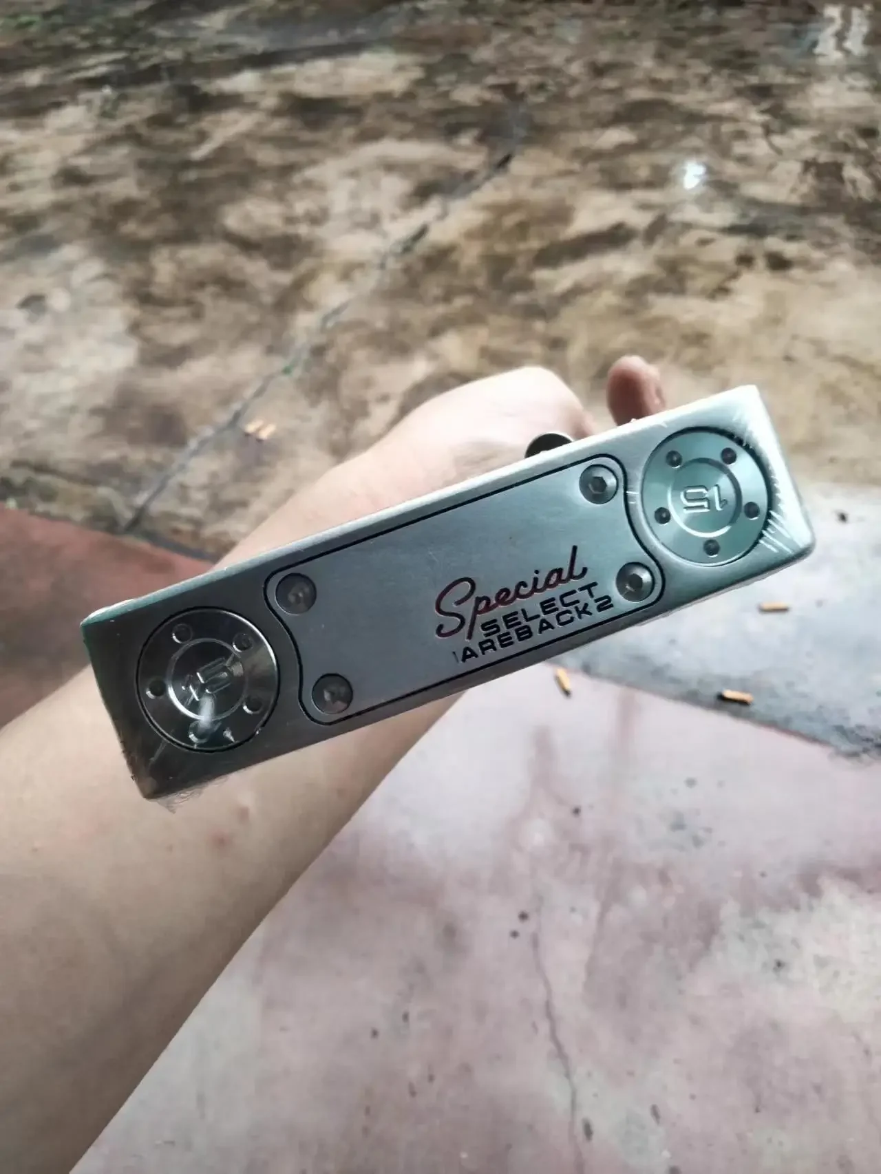 

Golf Blade Style Practice Putter | Training Club with Alignment Guide for Perfect Putting Form