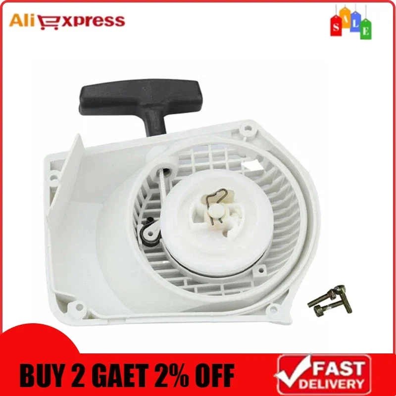 

Heavy-Duty Recoil Starter Assembly Compatible With MS240 MS260 024 026 Chainsaws, 1121-080-2101 Outdoor Garden Tools