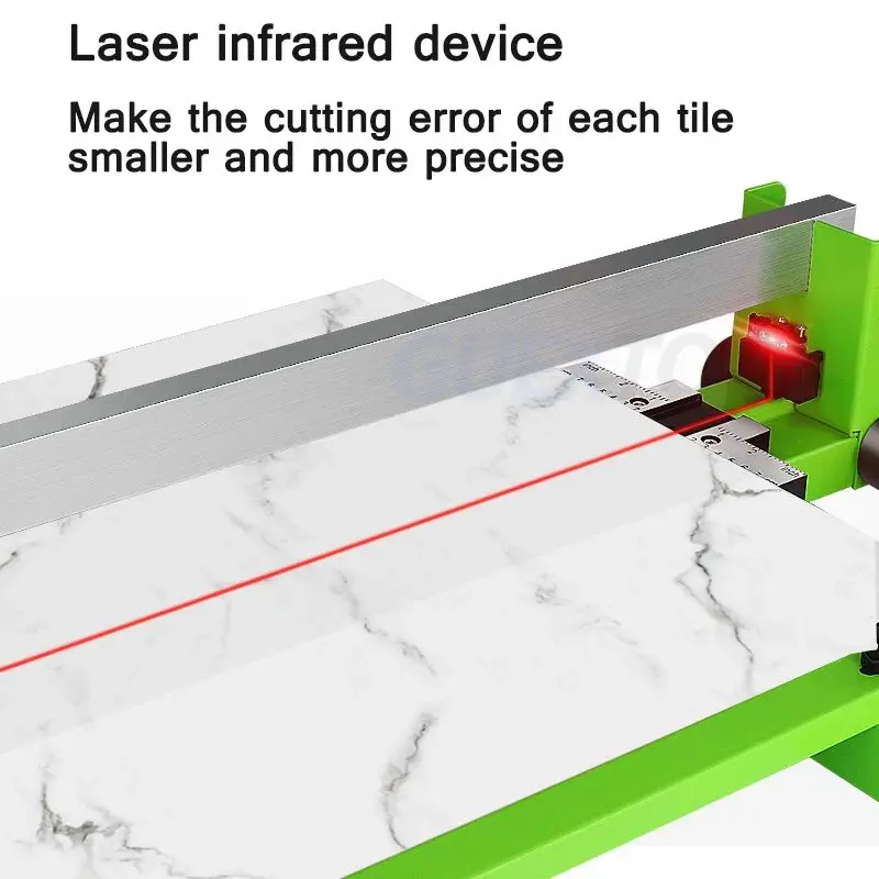 Ręczna przecinarka do płytek Laser na podczerwień Pozycjonowanie Przecinarka do podłóg Nóż do pchania Profesjonalne narzędzie ręczne do cięcia