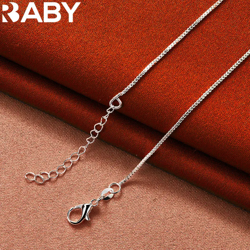 

URBABY 925 Sterling Silver 45cm Small Triangle Necklace For Women Charm Trend Birthday Gifts Fashion Party Fine Jewelry
