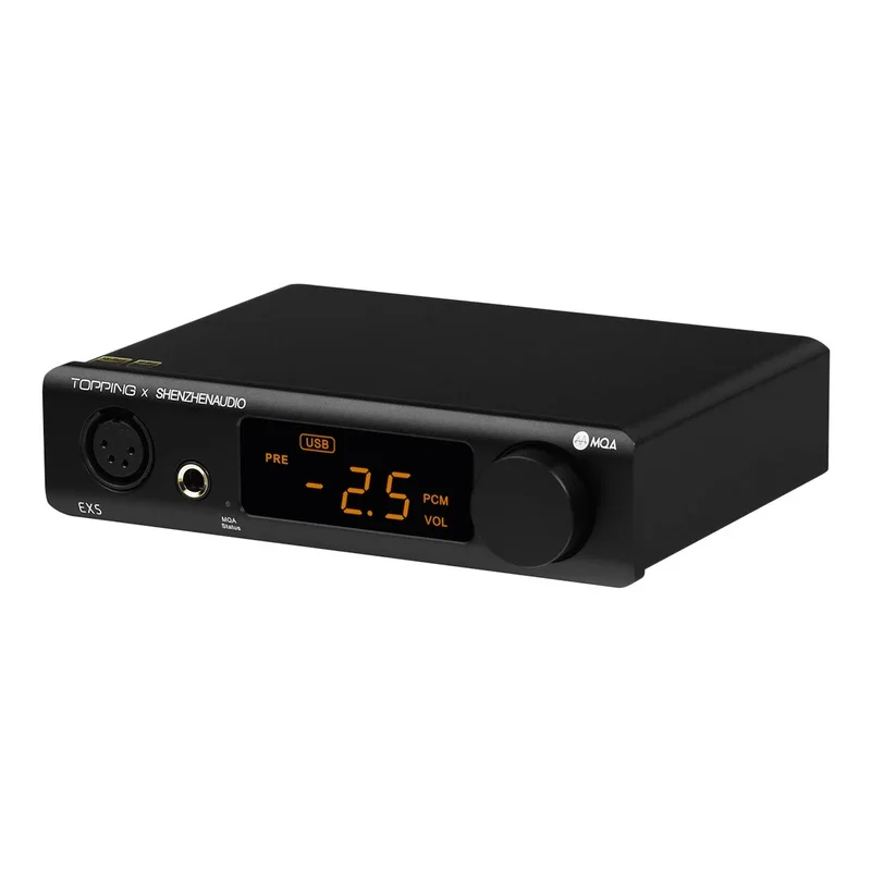 Topping EX5 hi-res MQA DAC & headphone amplifier es9038q2m * 2 Bluetooth 5.0 LDAC decoder with remote control