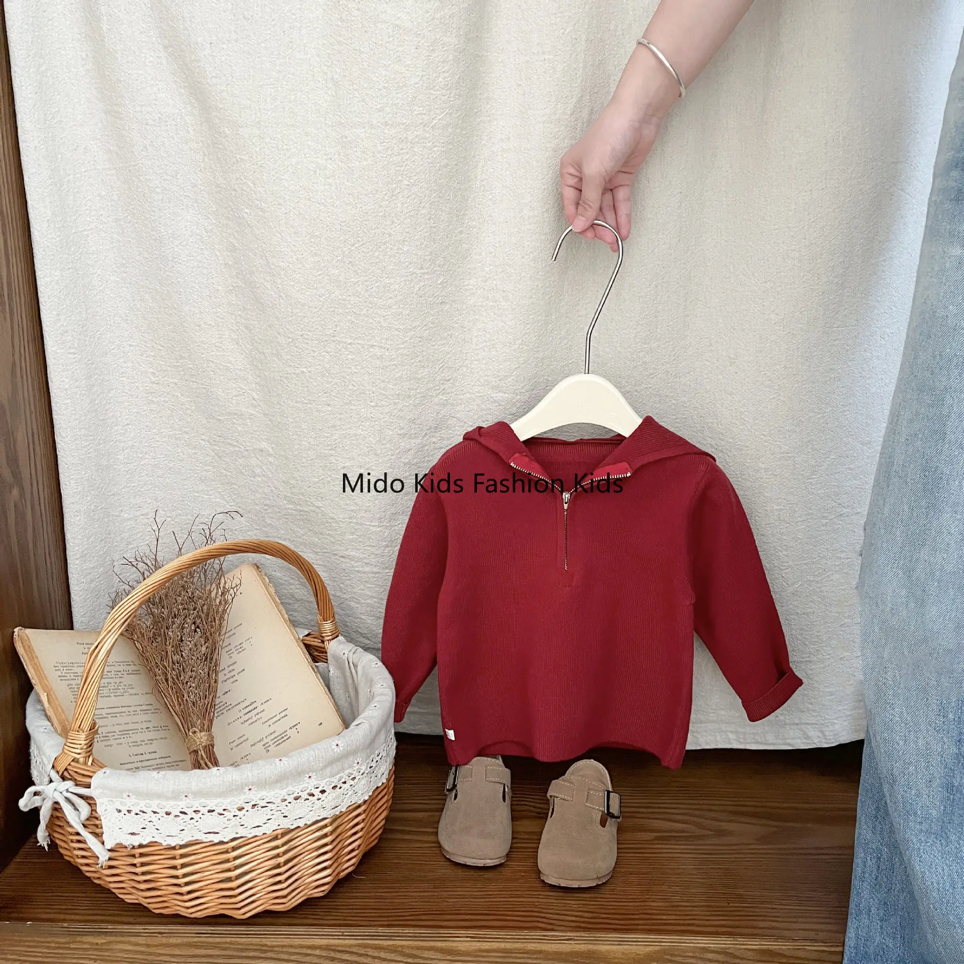 ملابس أطفال خريفية، ملابس علوية لطيفة للغاية، ملابس أطفال خريفية لطيفة محبوكة بأكمام طويلة، ملابس خارجية عصرية #4