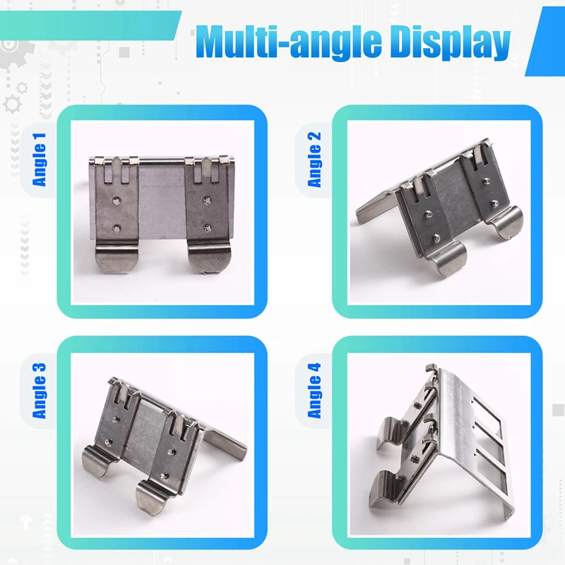 DT21 3 Port for Keystone Frame Holder for DIN Rail Mounting Plate Electrical Distribution Box RJ45 Module Adapter 5Pcs