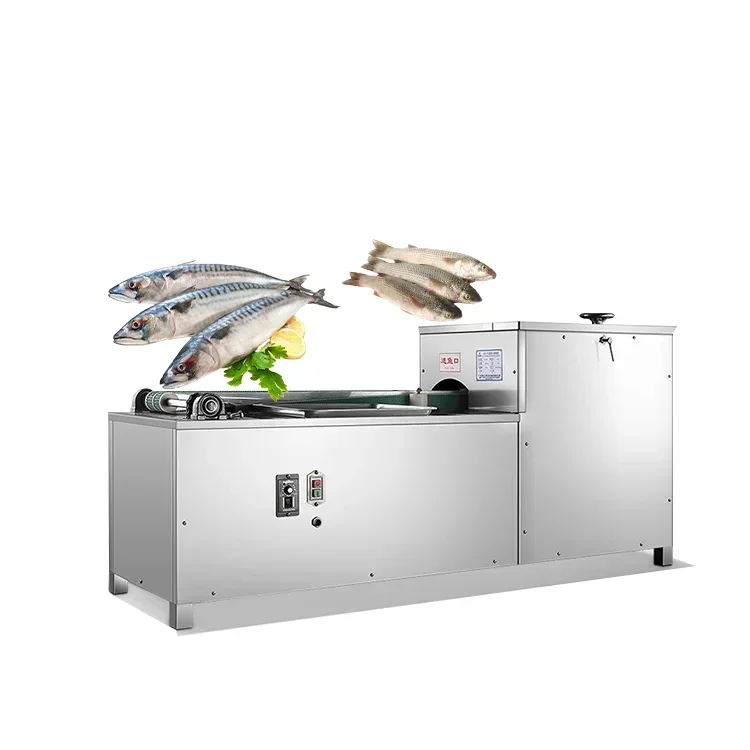 1-3 Per Second Fully Automatic Vertical Small Fish Killing Machine Stainless Steel Fish Killing Gutting Machine Factory