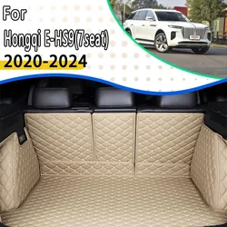 Car Mats For Hongqi E-HS9 eHS9 2020 2021 2022 2023 2024 7seat Waterproof Cargo Tray Car Rear Trunk Storage Pads Car Accessories