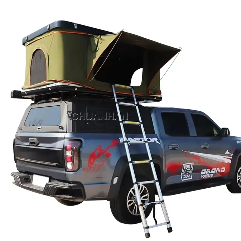

STLF Awning Tent 4x4 Offroad Car Roof Tent Hard Shell Roof Top Tent for toyota Hilux tacoma 2024 ford Maverick