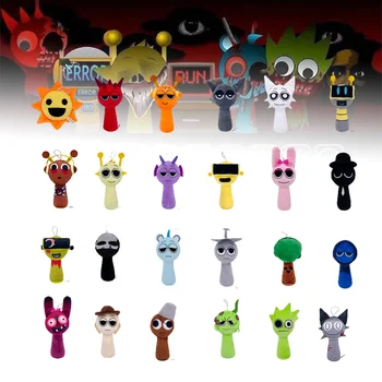 Juego de peluche Sprunki Incredibox de 20cm, figura de Wenda, decoración colgante, trapo para bebé, colección de muñecos suaves, juguetes de regalo de Navidad para niños