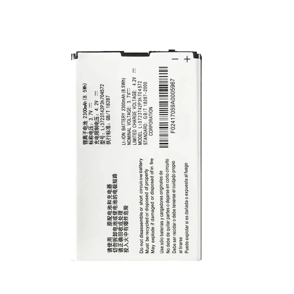 Li3723T42P3h704572 Replacement Battery 2300mAh for ZTE MF91 MF90 4G WIFI Router Portable Batteries Warranty + Track Code