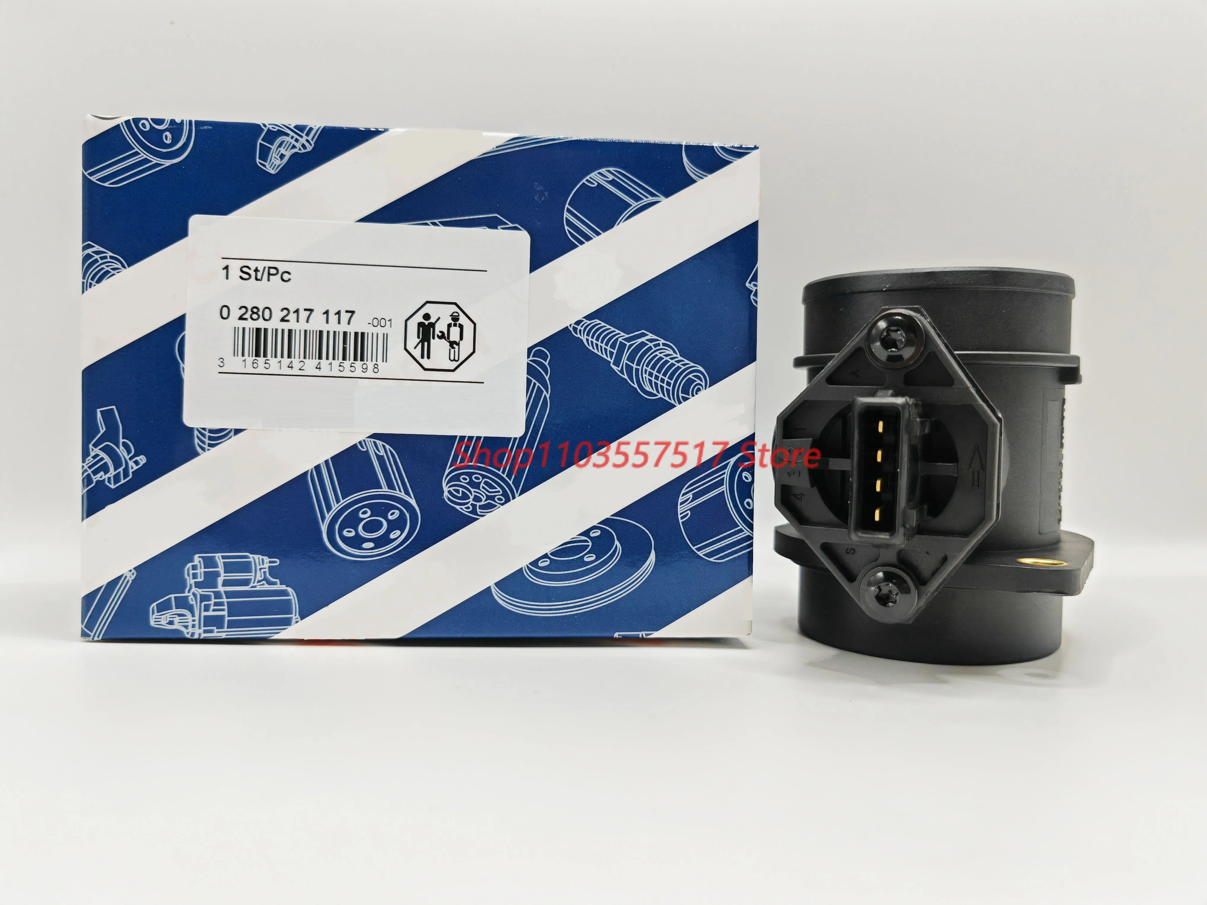 0280217117 037906461C Car MAF Mass Air Flow Sensor, For Audi A3 A4 A6 For VW Jetta Passat Golf Skoda Octavia 1.8L 2.0L