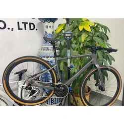 TWITTER Cheap Flat Bar Carbon GRAVEL bike 700X40C LTWOO 24S Full Hydraulic Disc Brake Road Bicycle With Straight Handlebar