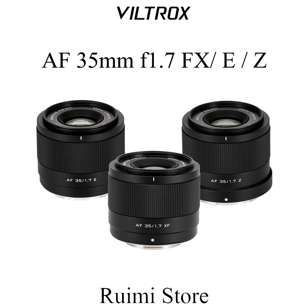 Viltrox 35mm f1.7 APS-C Auto Focus Lens for Fuji X / Sony E / Nikon Z Mount Mirrorless Cameras