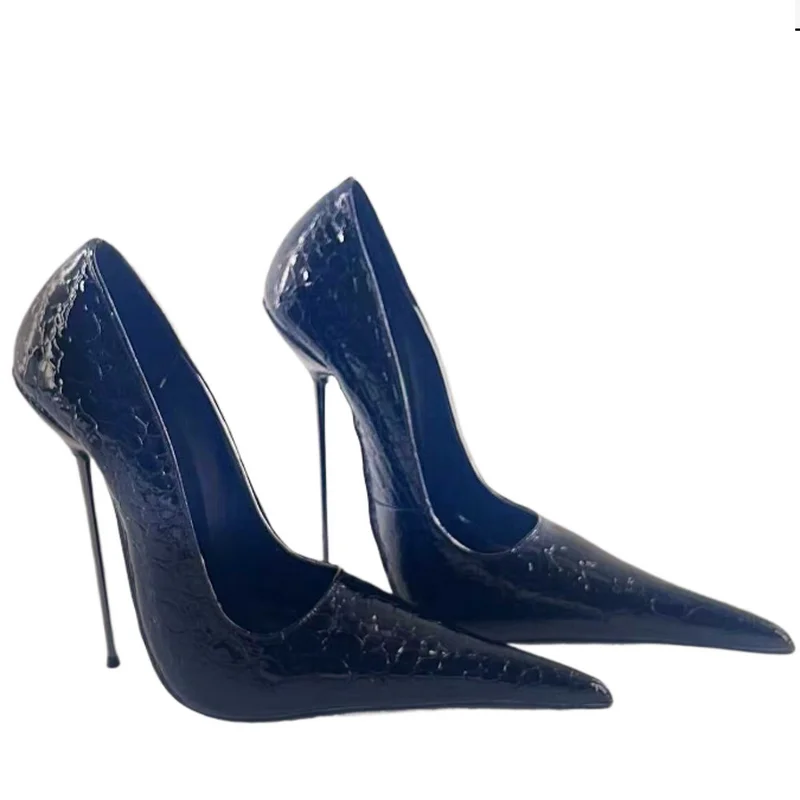 

17cm Metal Heel Extremely Pointy Toe High Heels,Women Pumps,Men Fetish Dance Bed Cosplay Shoes,Slip on,Red,Black,Custom Colors,