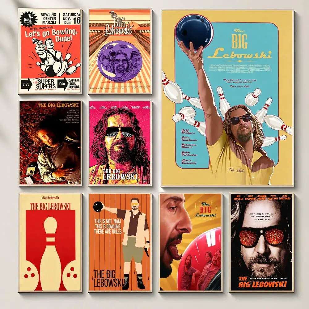 movie The Big Lebowski Poster Poster HD Printing Comfortable and Fresh Style Wall Art Home Decor Living Room Cafe Gift