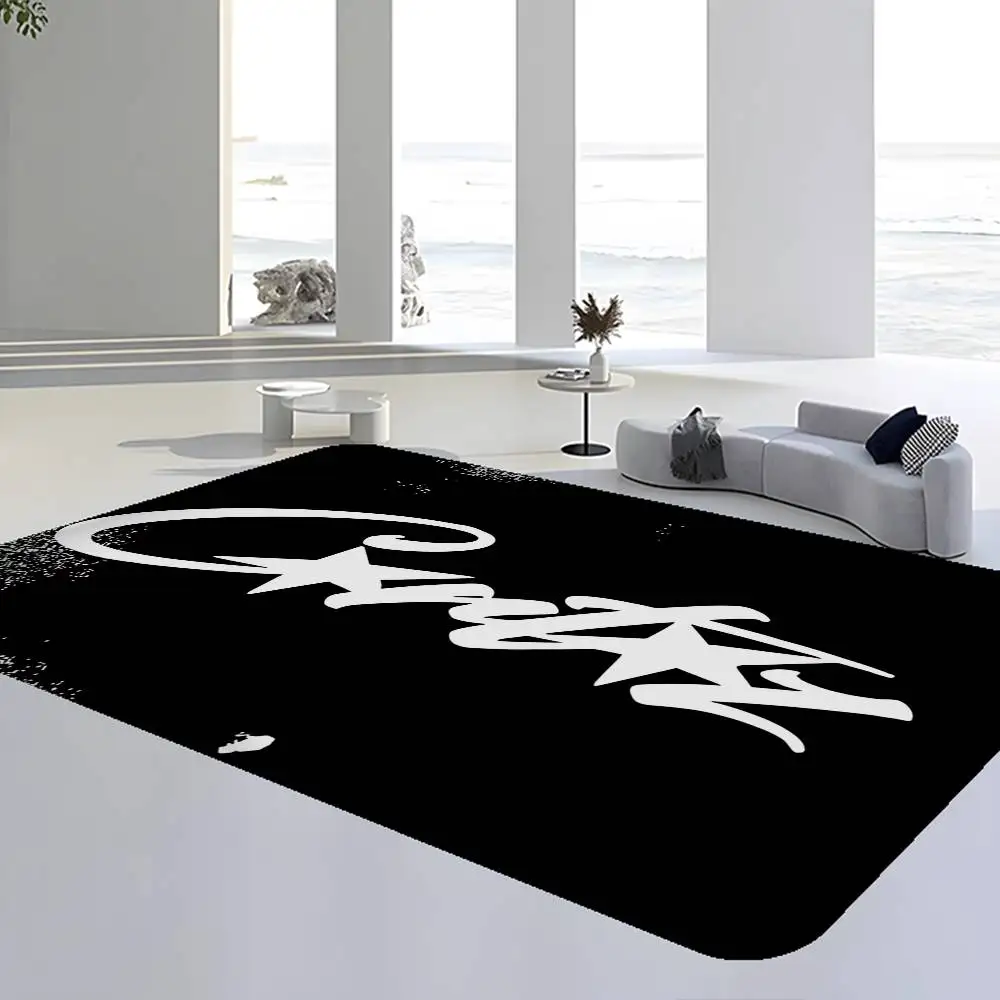 Devil's Island-alfombrillas de habitación C-Corteiz en inglés, alfombra Retro de elección múltiple para sala de estar y cocina, alfombra de bienvenida antideslizante