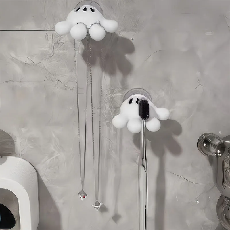 1 حامل فرشاة أسنان، ميكي بالم، كوب شفط مناشف الحمام اللطيف، خطاف متعدد الوظائف، خطاف لا أثر له، كابل بيانات ماك #5