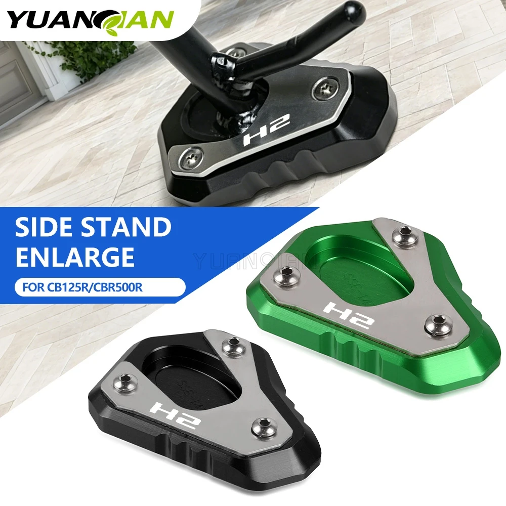 

Kickstand Foot Pad Motorcycle For KAWASAKI Ninja H2 SX SE 2021 2022 2023 Side Stand Enlarger Sled Sidestand NINJAH2 SX 2017-2023