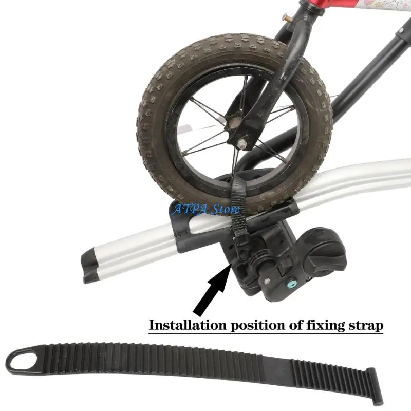 

U13C Wheel Strap for 591 561 34368 Quick Release Bike Wheel Holder Fixing Strap for Car Roof Universal Bike Holder Clip