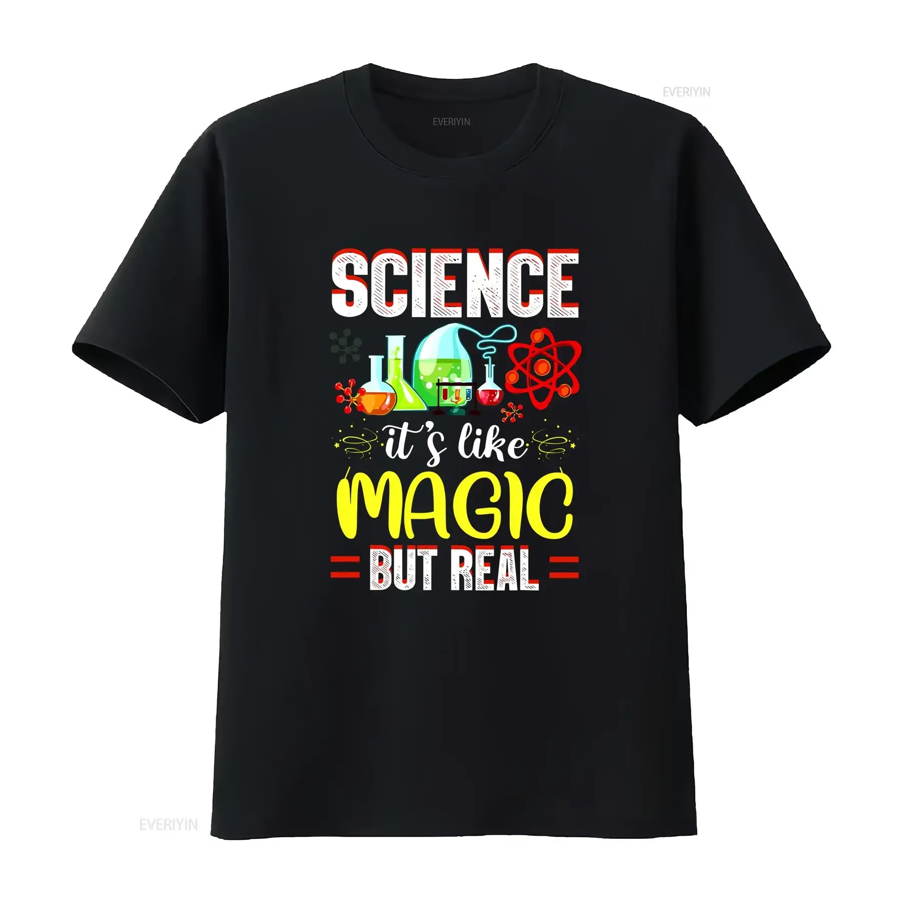

Футболка Science It's Like Magic But Real For Teacher ScientisT Lover Appreciation с длинными или короткими рукавами, винтажная стираная