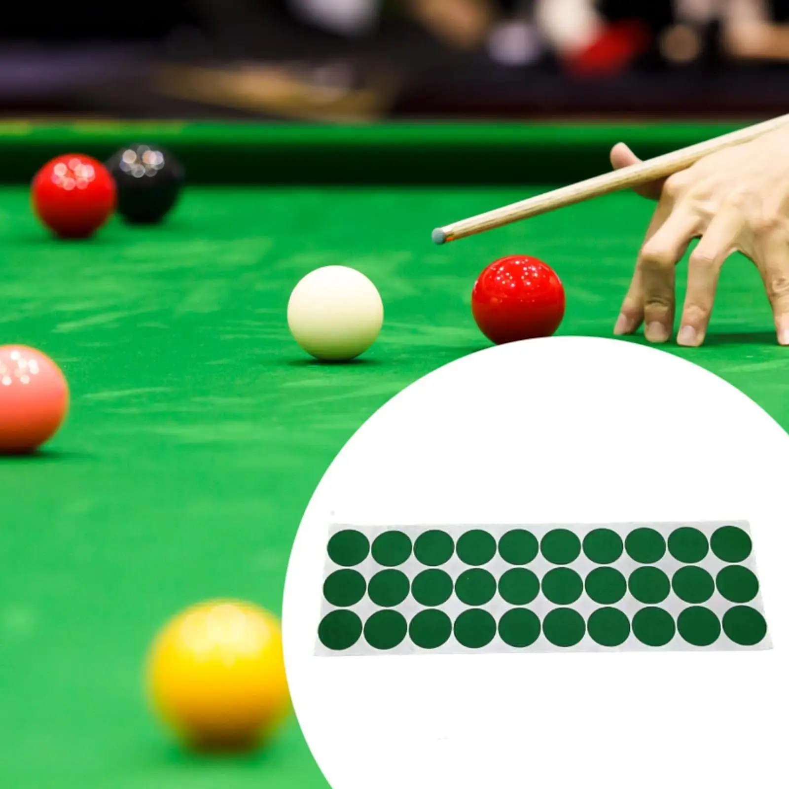 Flannel Billiard Table Cloth Marker Dots Snooker Pool Repair Plaster Stickers for Game Table Accessories