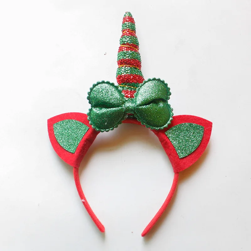 

Girl Headband Kids Candy Color Sparkle Sequins Unicorn Braid Christmas Rainbow Hair Accessories Baby Birthday Hair Band