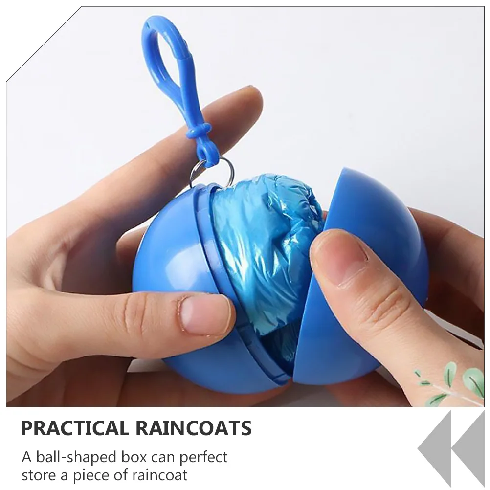 

Durable PVC Raincoats Foldable Ponchos Lightweight Portable Waterproof Hooded Rain wears Practical Fishing Storage