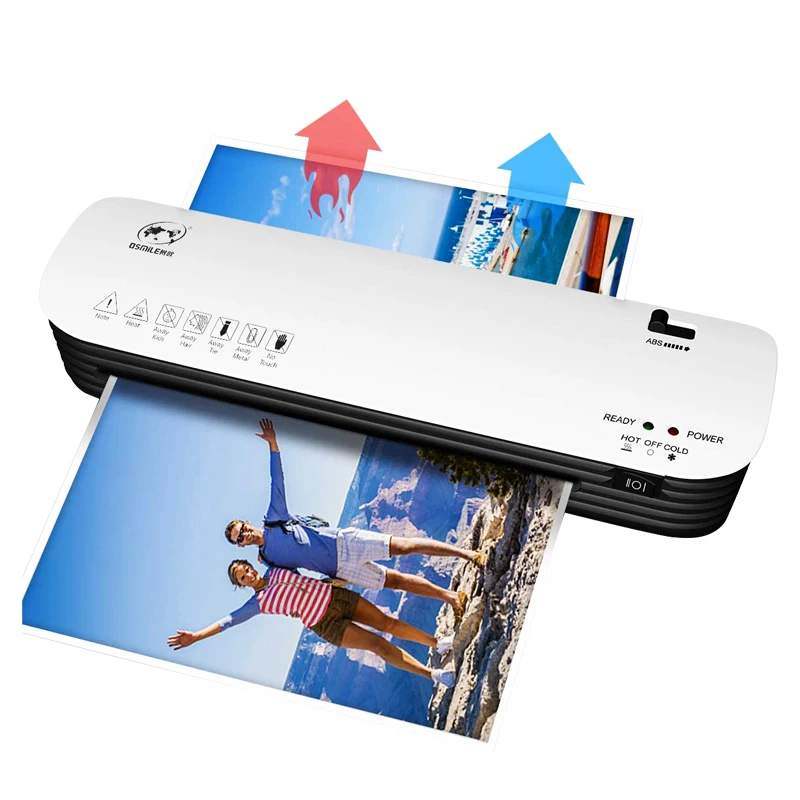 

Efficient and portable three-piece set of hot and cold function file laminators, supporting laminating films below A4 size.