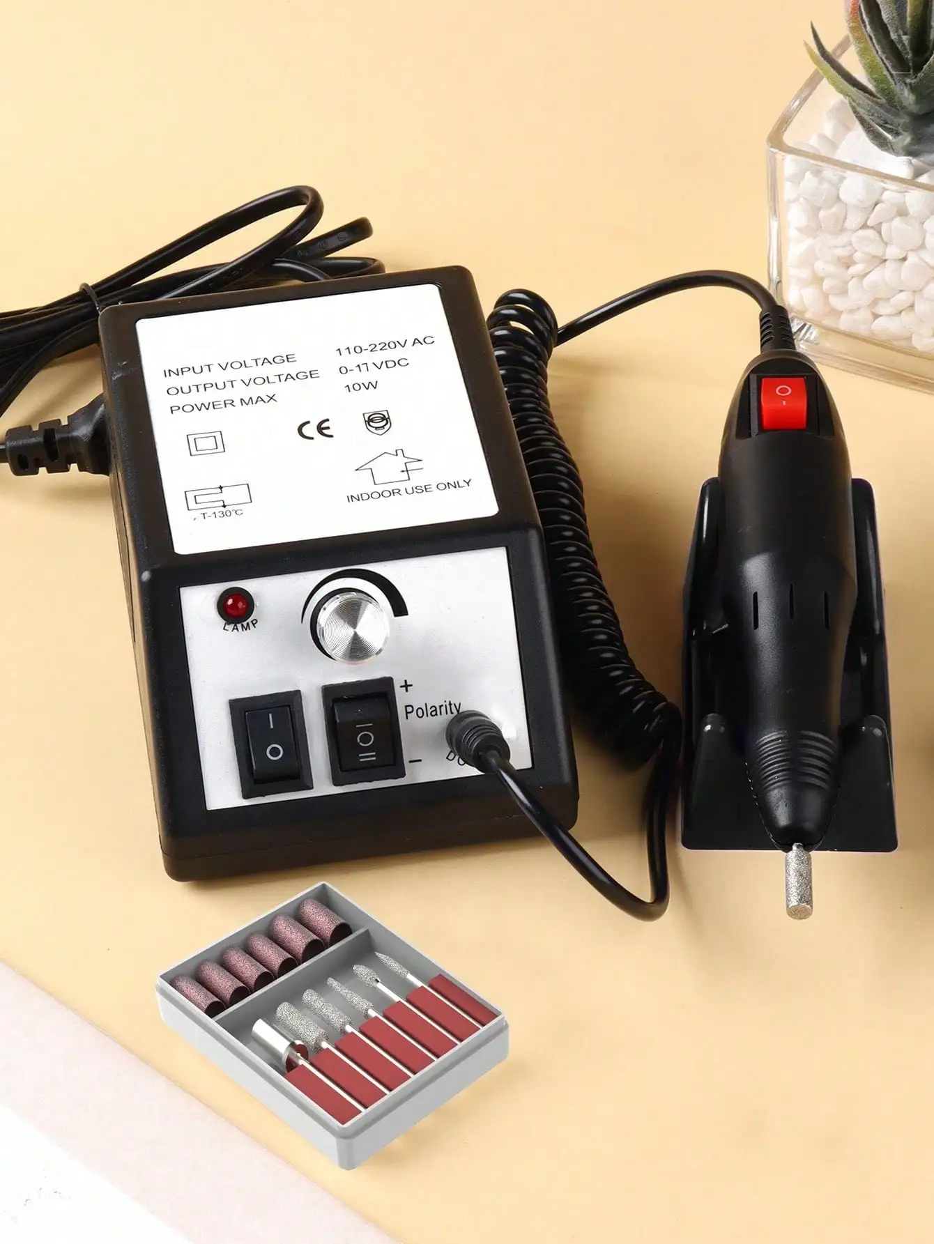 Professional Nail Art Drill Set, Electric Nail Drill Machine, Nail Grinding Machine, Gel Exfoliating Machine, Nail Grinding, Filing And Polishing Tools