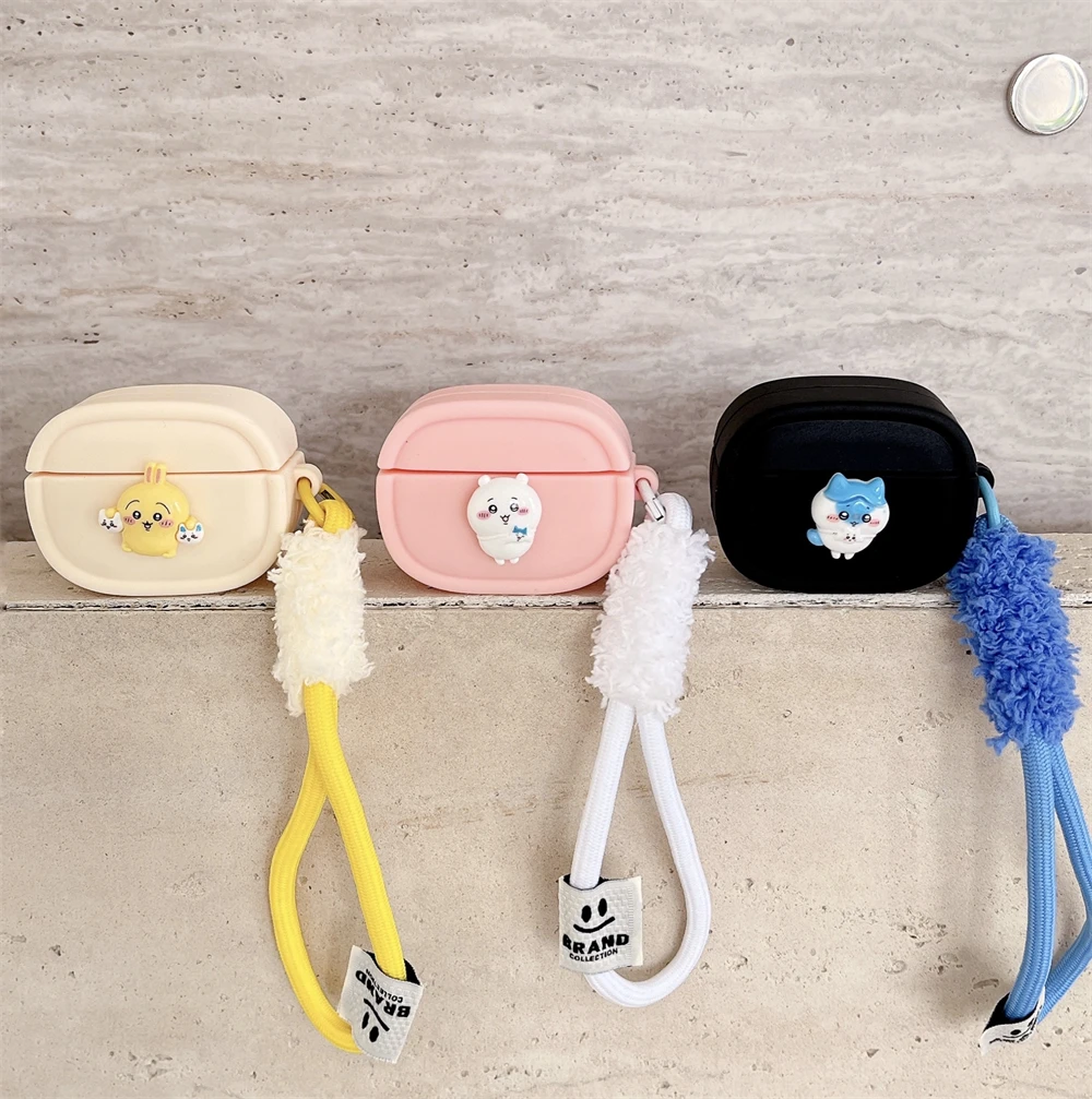 

Chiikawa Cute Headphone Case, Usagi Cartoon Character, Anti-Fall Silicone Headphone Cover, Airpods 4, 2, 3, 1, Pro , Pro2