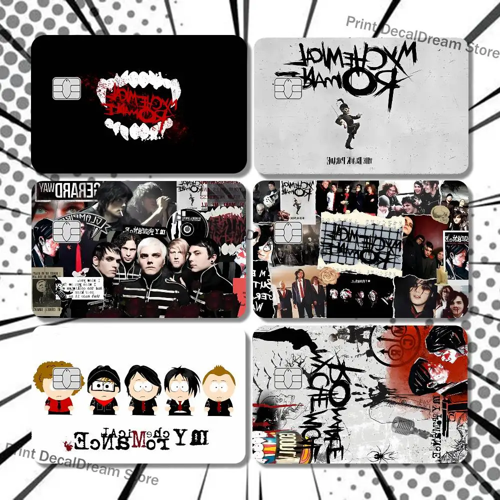 

My C-Chemical R-Romance Credit Card Skin Party Stickers for Visa Bank Card Bus Metro Access Card Pvc Waterproof Decal Gift