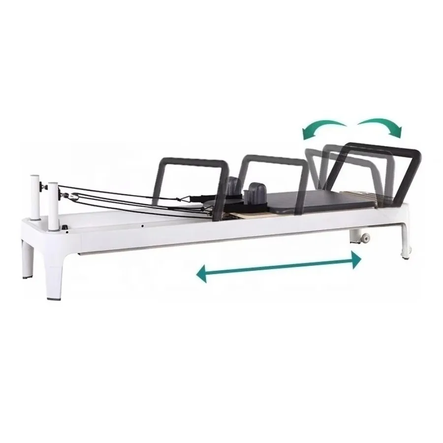 

Custom Home Commercial Fitness Yoga Pilates Machine Durable Aluminum Pilates Reformers for Sale pilates elevated reformer