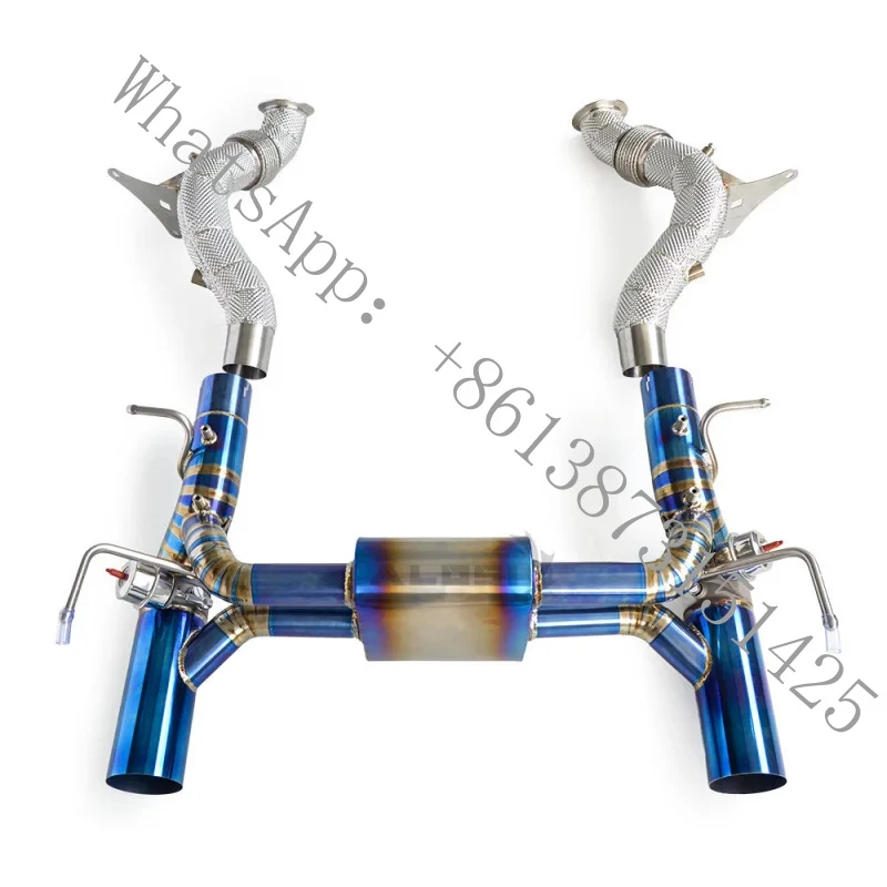 

Suitable F8 3.9T 2019-2024 Alloy High-flow Intelligent Catback Exhaust Pipe Auto Parts Modification