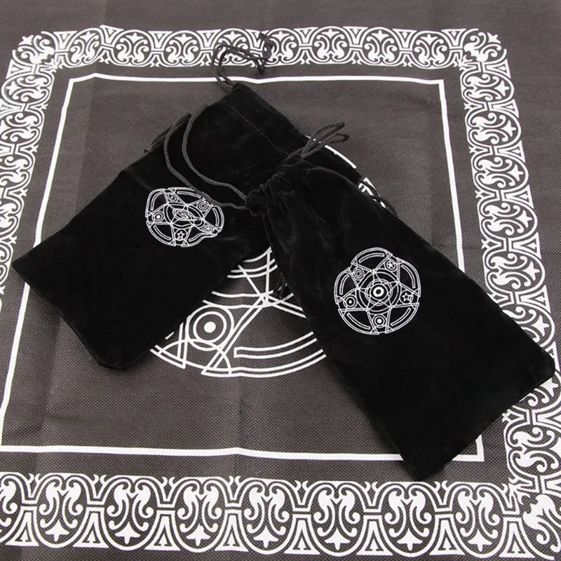 1 PC Tarot Storage Bags Altar Tarot Box Tarot Card Divination Bag Board Game Drawstring Package Easy Install