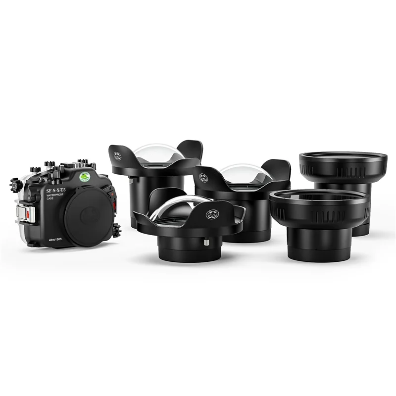 

Seafrogs Diving Housing For FUJIFILM X-T5 XF 16-55 XC16-50 XF18-55 Lens Support Customization Of other Lens Models Contact Us