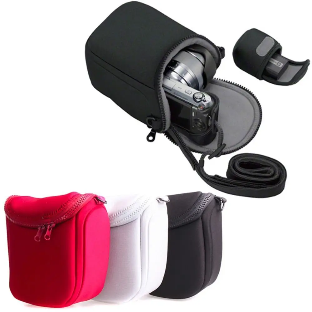 

Waterproof Camera Case Bag Neoprene with Inner Pouch Digital Camera Bag Shoulder Strap for Sony/FujiFilm/Canon