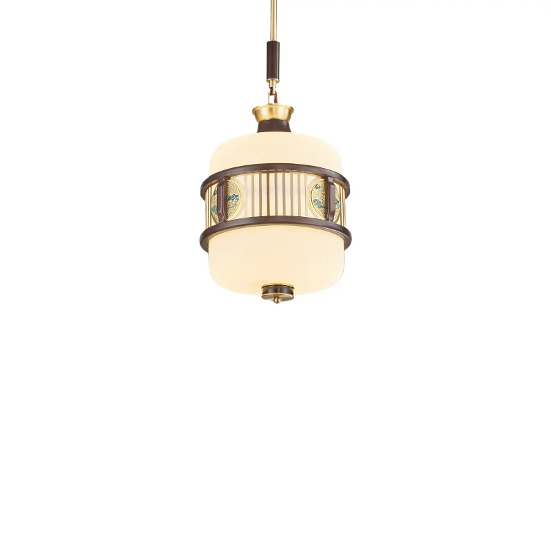 

New Chinese-style single-head chandelier restaurant bedside bar corridor entrance balcony lighting