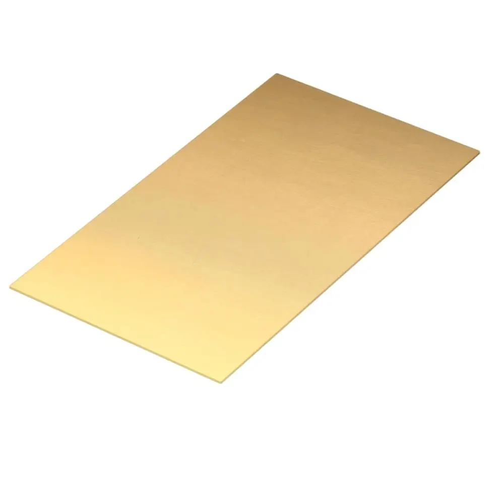 New Copper Brass Plate Sheet 0.5mm 0.8mm 1mm Multiple Sizes Brass Sheet DIY Model