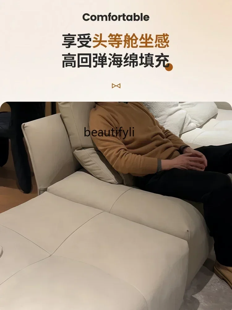 X  A13 Tofu block sofa Italian wabi-sabi wind module double-sided simple combination modern sofa