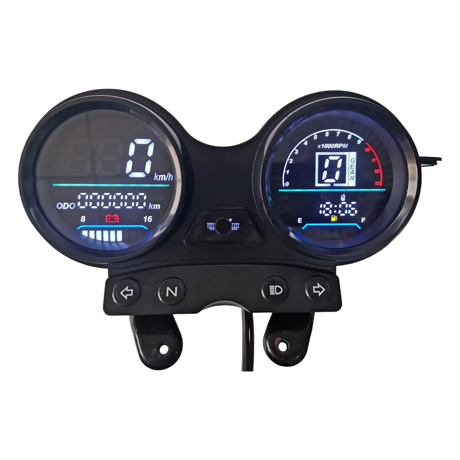 LED Digital Odometer Speedometer 12V for Ybr 125 Easily Install