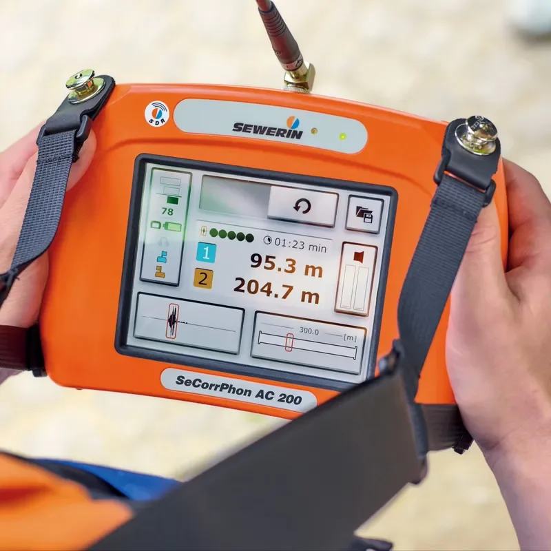 SeCorrPhon AC 200 Water Pipe Leak Correlator Acoustic Leak Detection Instrument Wide Range of Applications for