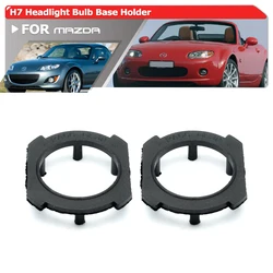 OE-Spec H7 Led Headlight Bulb Base Holders For Mazda 2 3 5 6 CX-7 MX-5 MK3 NC RX-8 For Suzuki Grand Vitara H7 Adapters Retainers